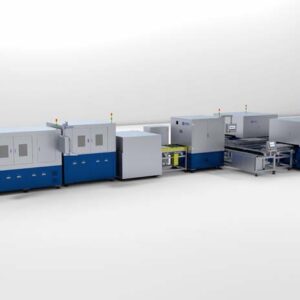 Glass hole-cutting equipment (for “window-in-window” cooktop glass)